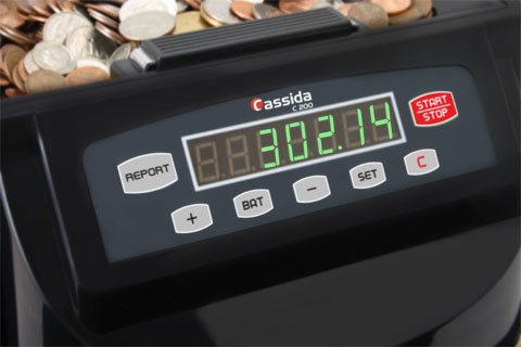 Cassida C200 Coin Counter Sorter Wrapper