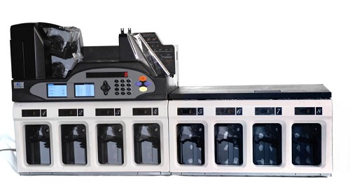 Banknotes Fitness Counters and Sorter Ribao DC-10800 8+2 Pockets