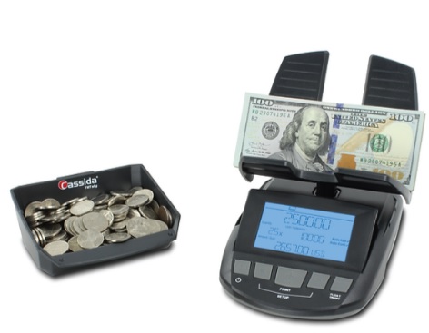 Cassida TILLTALLY™  Professional Bill & Coin Counting Scale