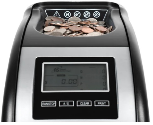 Royal FS-44N, Coin Counter with Value Display, Four Row