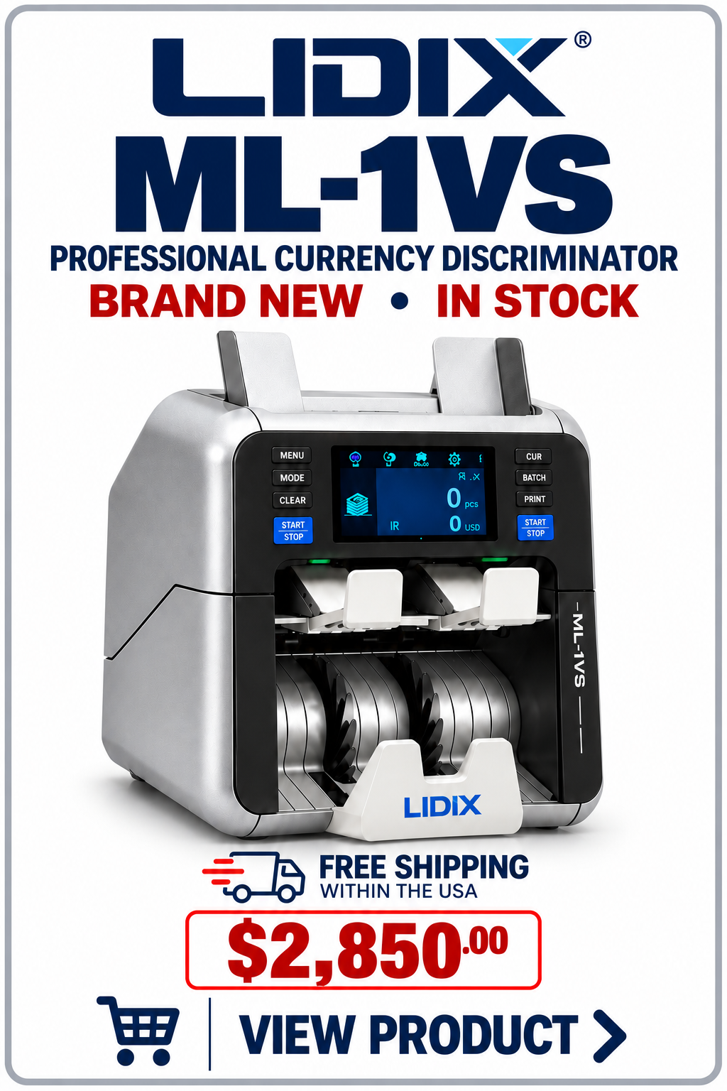 Lidix Currency Discriminator